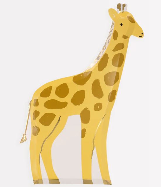 Meri Meri - 8 Pappteller "Giraffe" Meri Meri - 8 Pappteller "Giraffe"