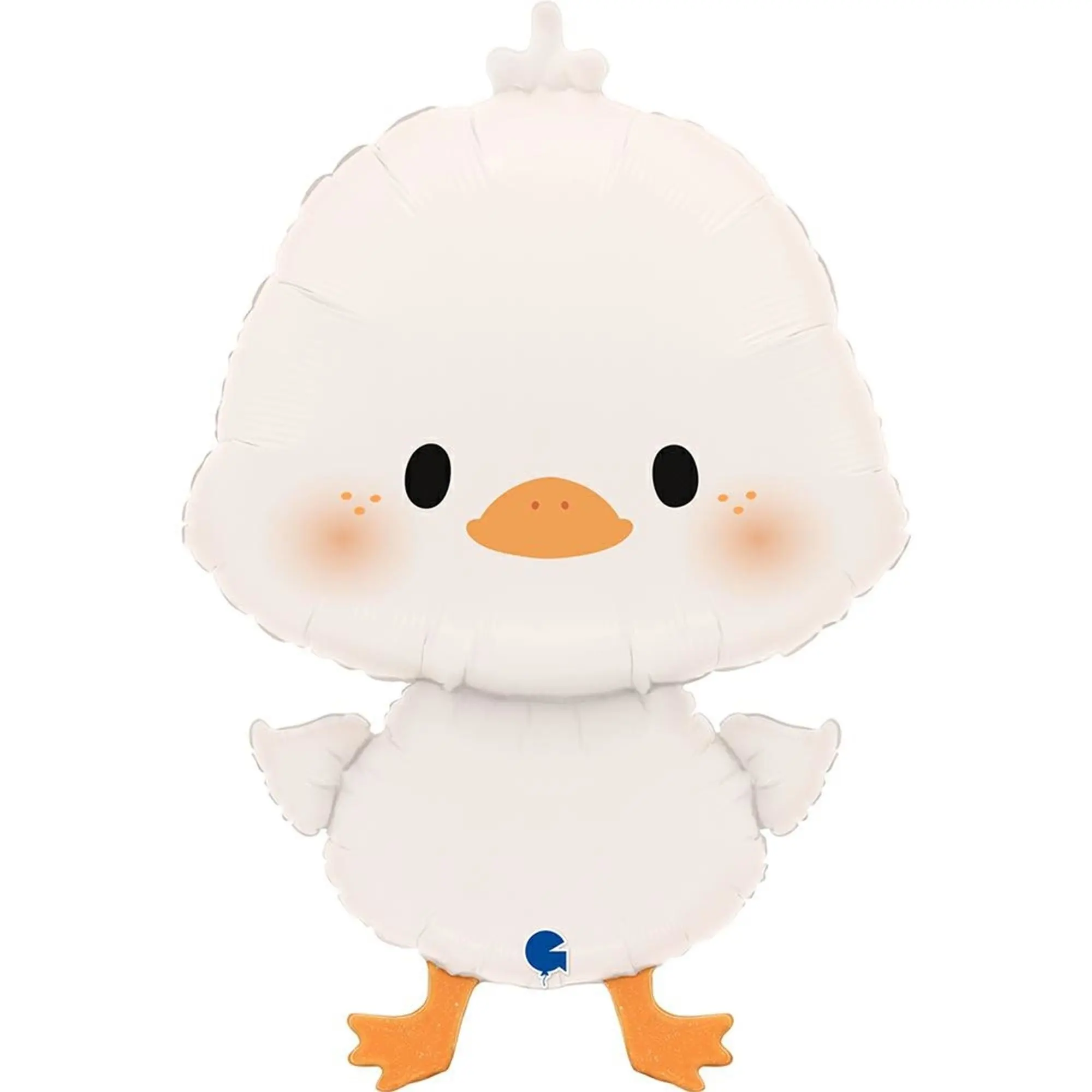 Chick balloon, Eierkarton? no, Duckling, Weißer Balloon, Cartoon-Charakter