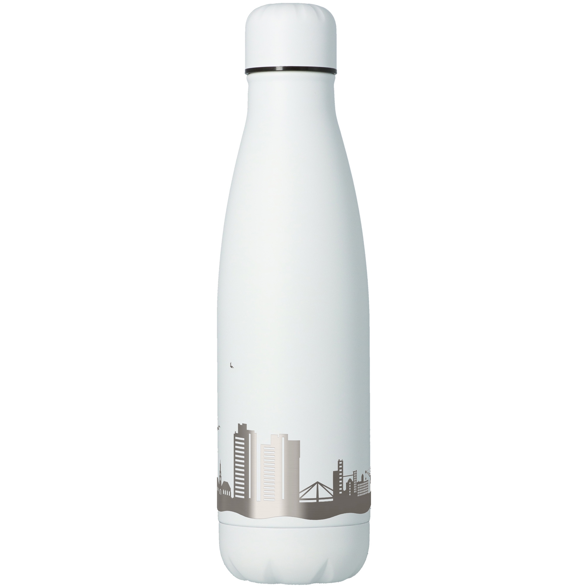 6a60d783a06e2e288953076c4a4d2254264fe458 Trinkflasche Skyline Mannheim Weiß 500ml