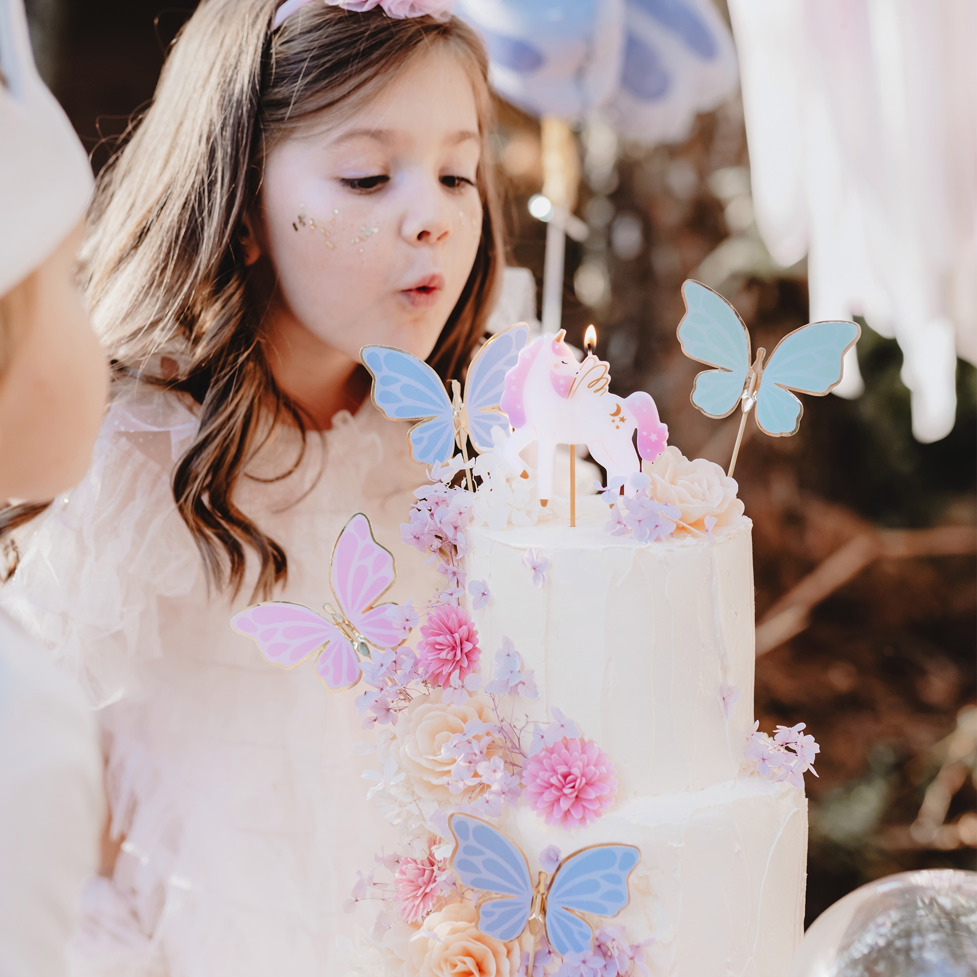 01b5f8c12c1f64275de1971755fd6ce67374ed8b Cake Topper "Schmetterlinge" 9 Stück