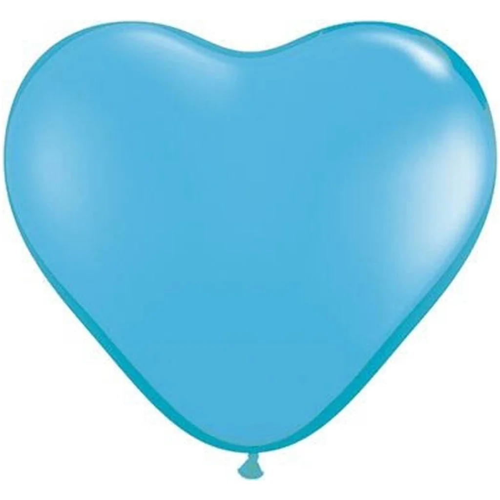 Herzballon, Luftballon, Blau, Herzform, Ballon