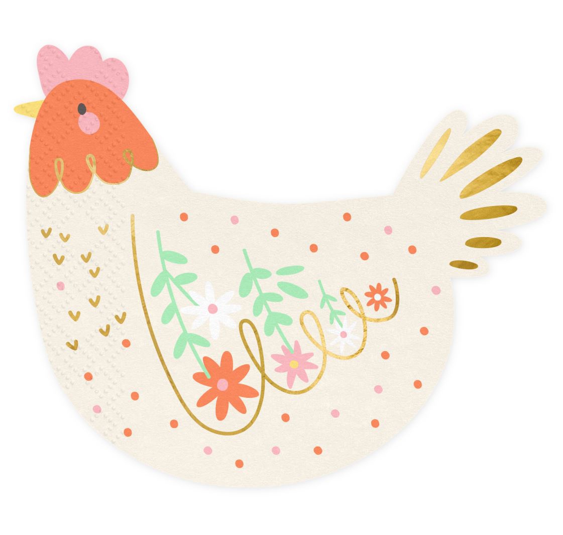 20 Papierservietten "Huhn" 20 Papierservietten "Huhn"