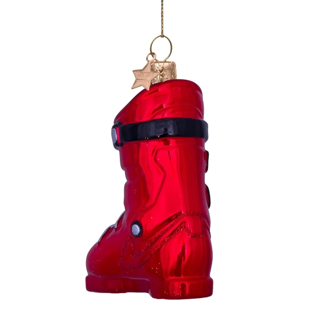 Schuh, Stiefel, Rot, Glasornament, Kleinkauflike