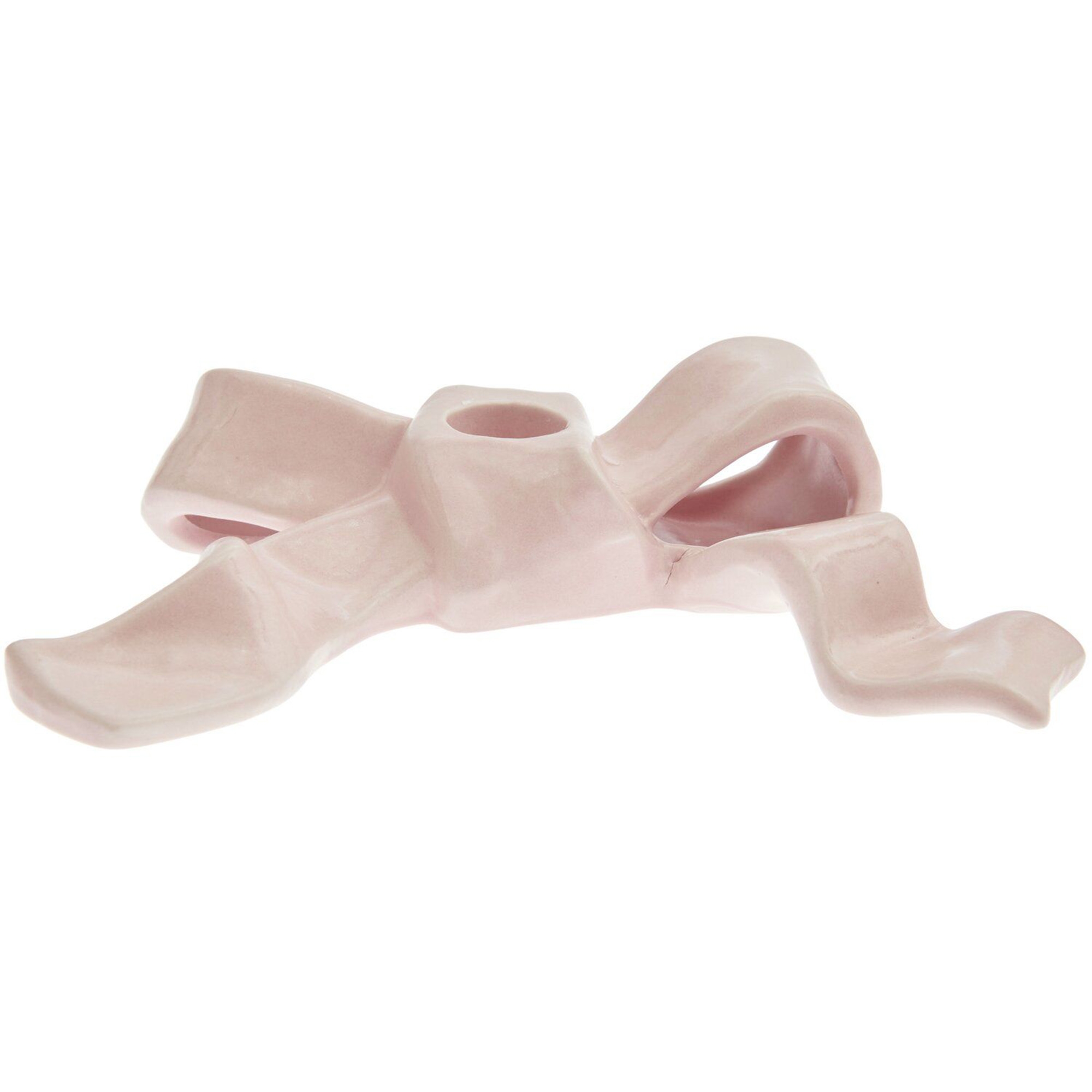 Kerzenständer "Schleife" Rosa 17cm Kerzenständer "Schleife" Rosa 17cm