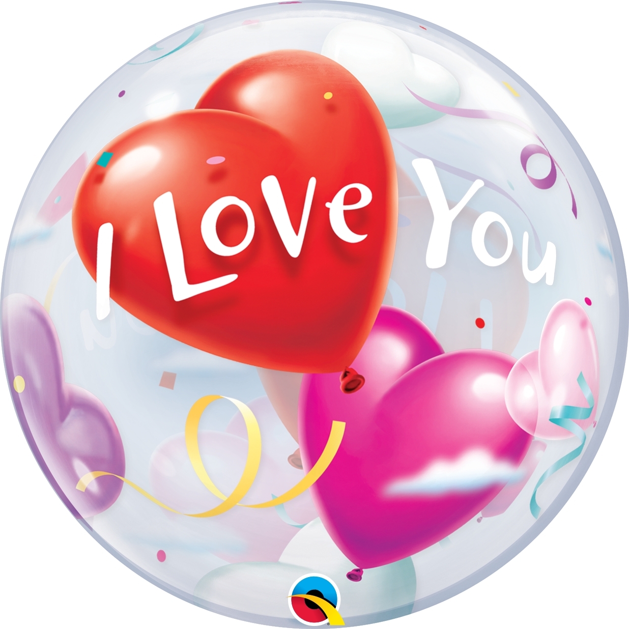 Bubble Ballon I Love You 56cm Bubble Ballon I Love You 56cm