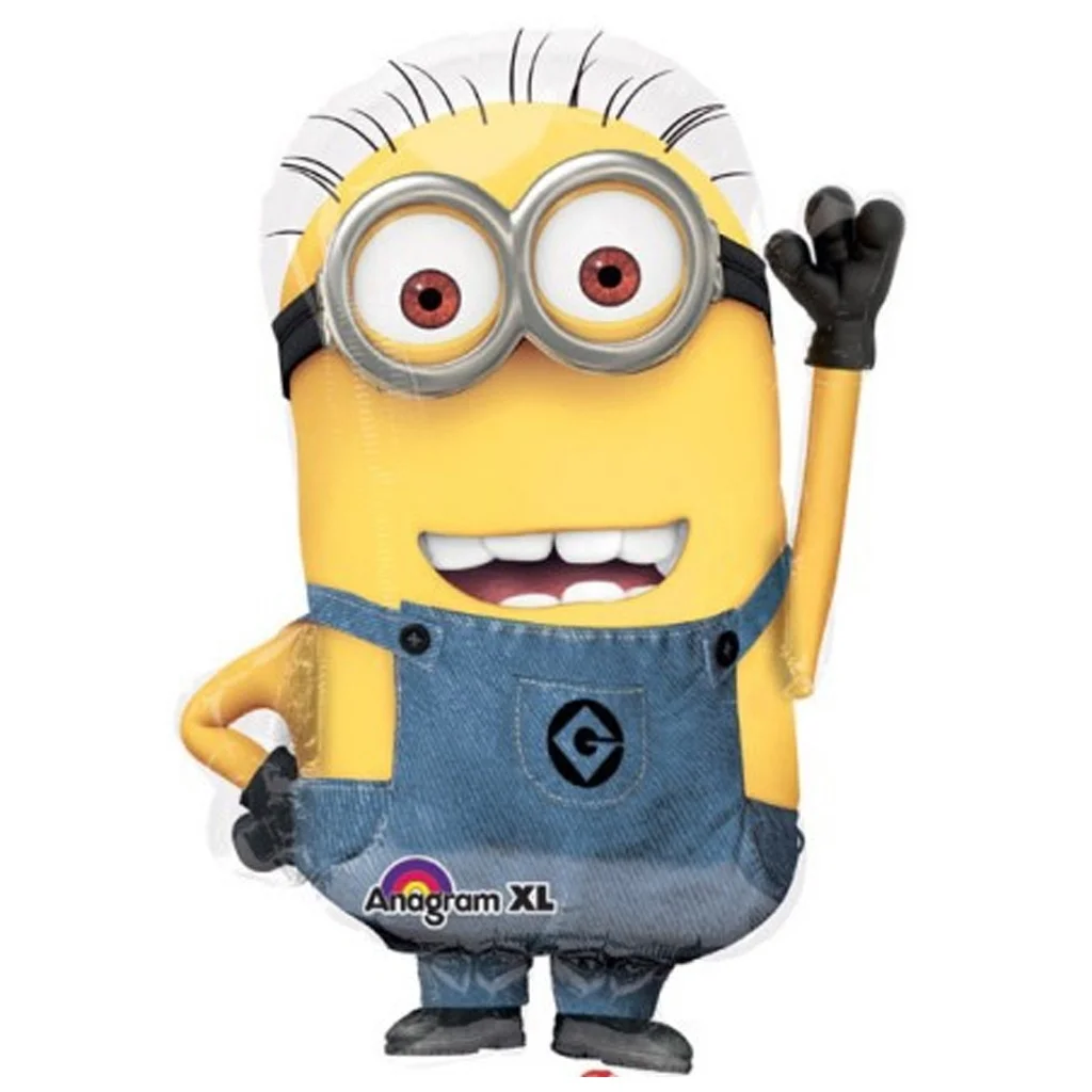 Minion, Figur, Schutzbrille, Jeans, XL Ballon