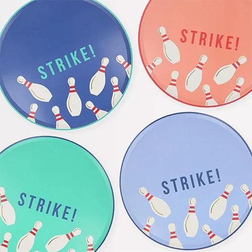 Bowling, Bowling-Bälle, Pins, Strike, Runde Platten