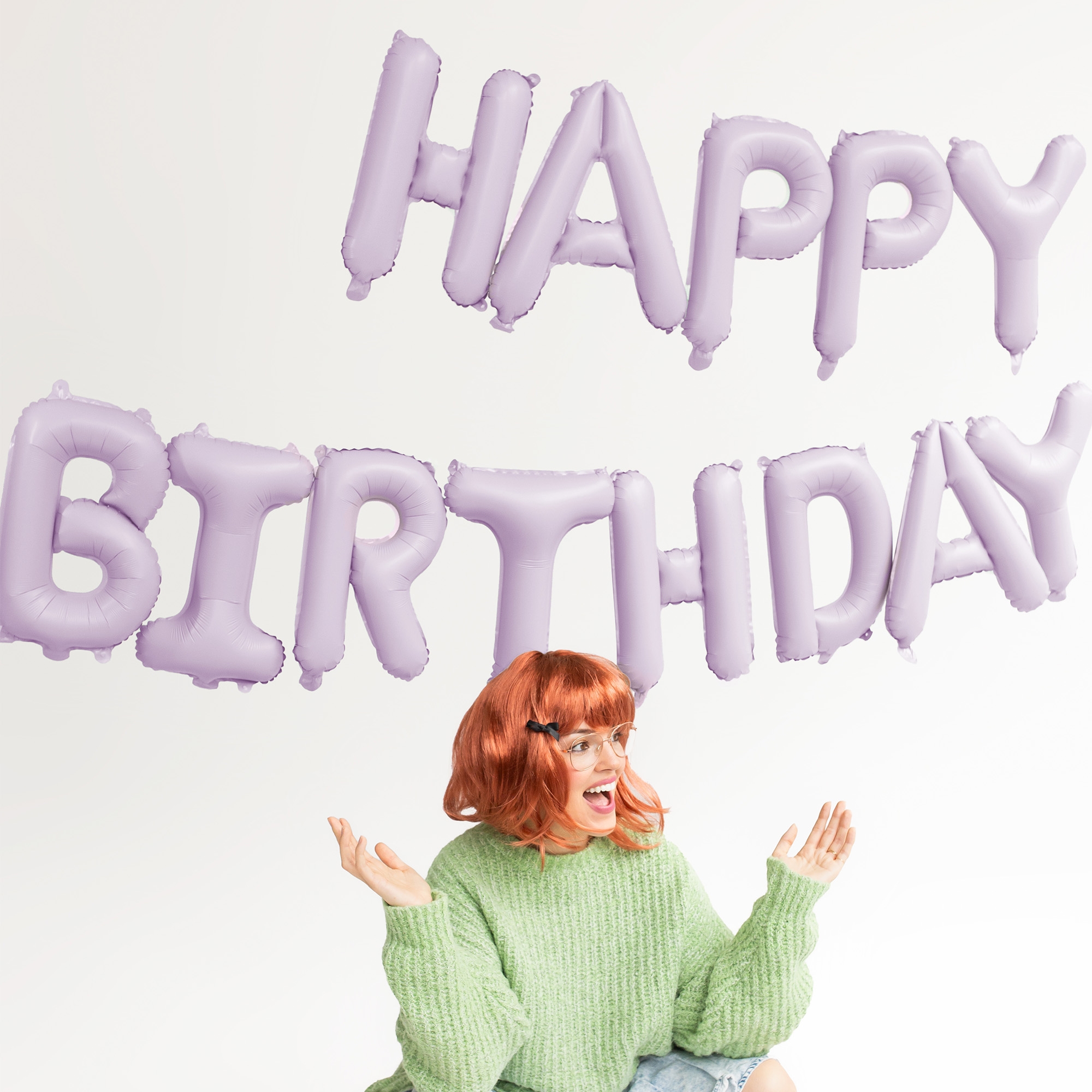 c5254ef815fadaf9abe085d686e6296a56420d85 Ballongirlande "Happy Birthday", Pastelllila