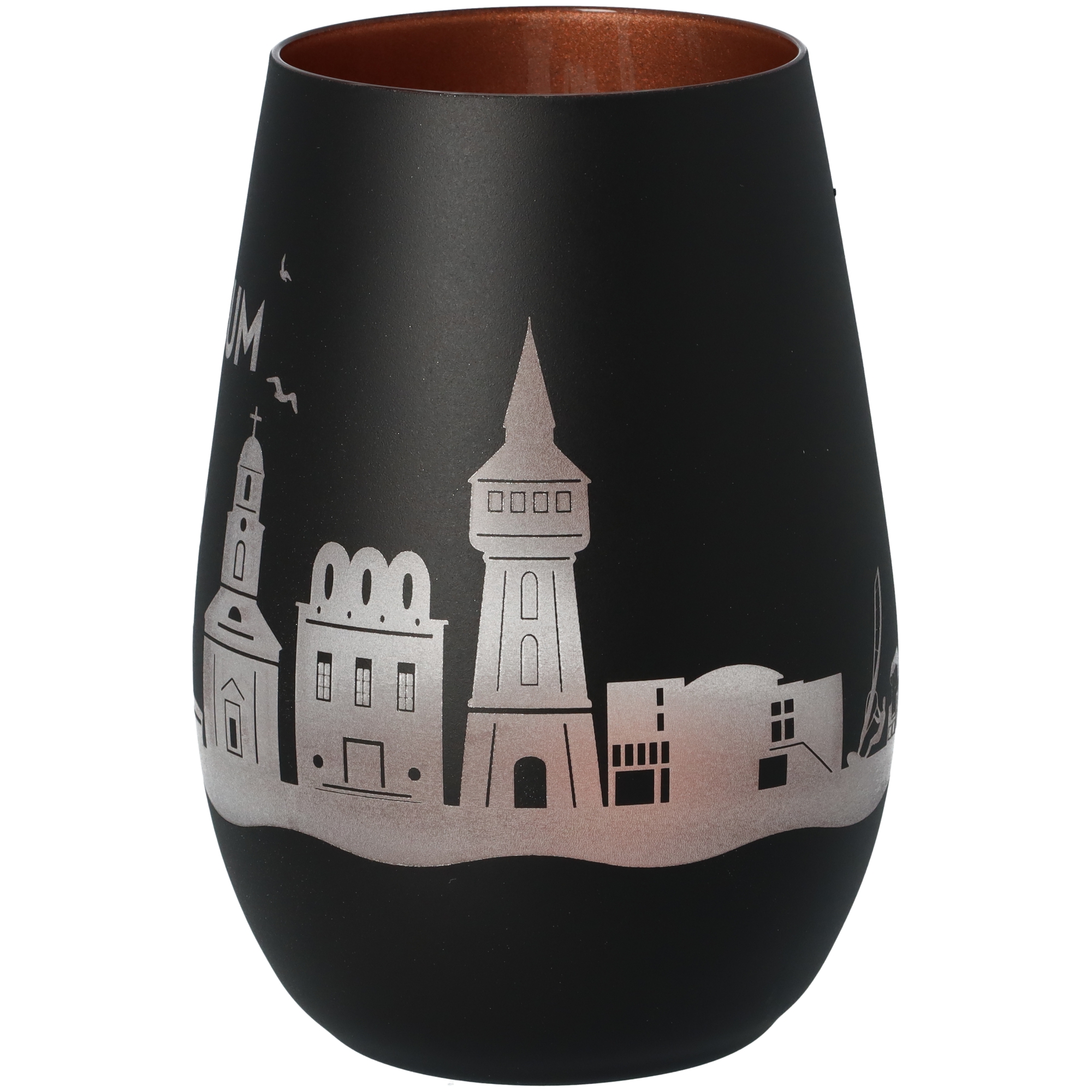 Windlicht Skyline Husum Schwarz/Bronze Windlicht Skyline Husum Schwarz/Bronze