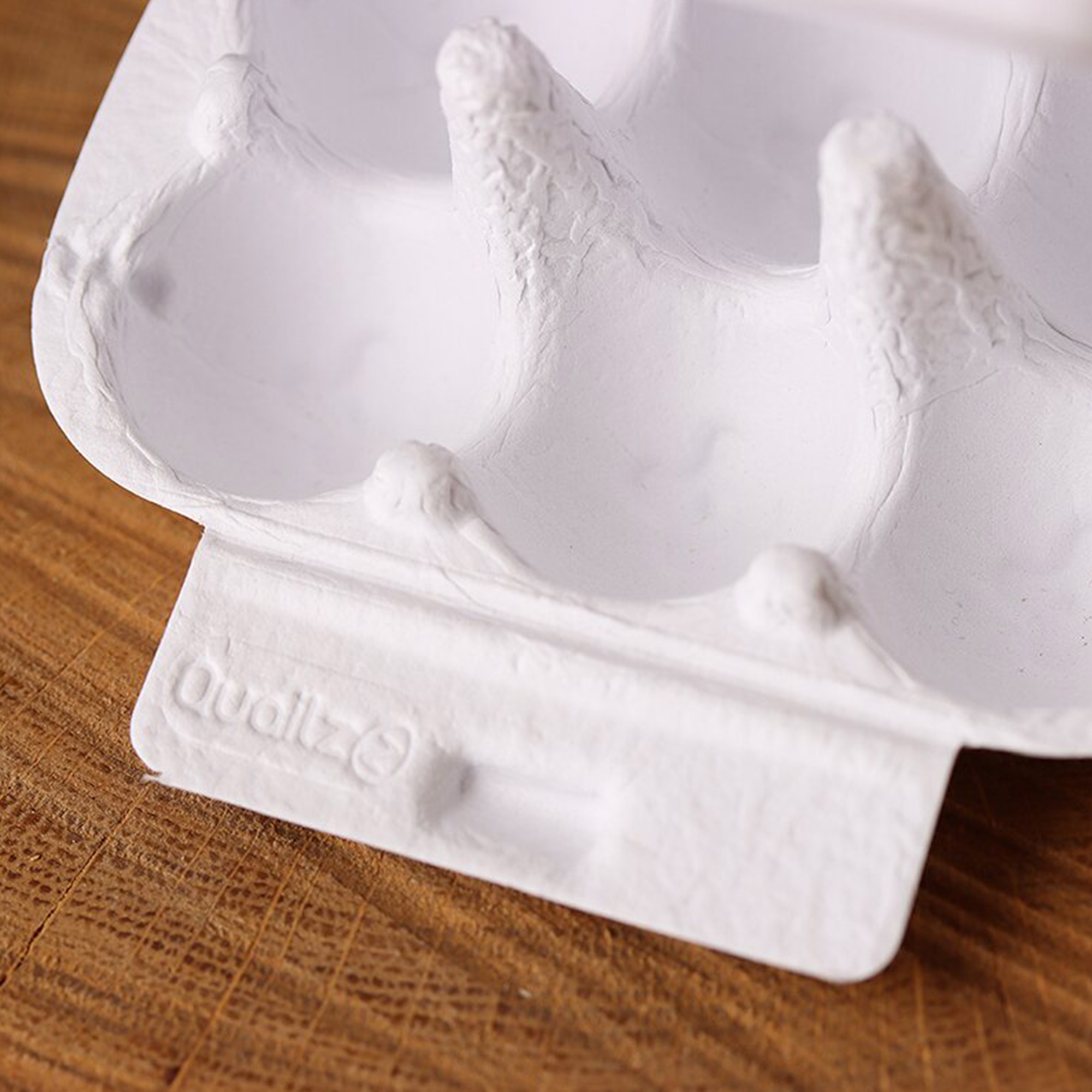 6er Eierkarton in Weiß 6er Eierkarton in Weiß