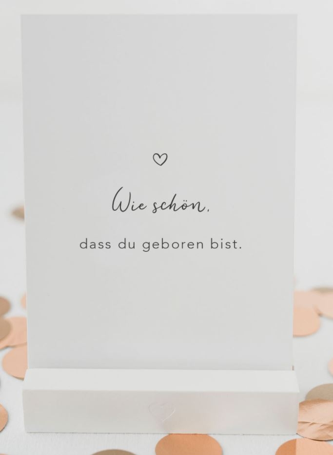 Eulenschnitt - Spruchkarte "Wie schön...." Eulenschnitt - Spruchkarte "Wie schön...."