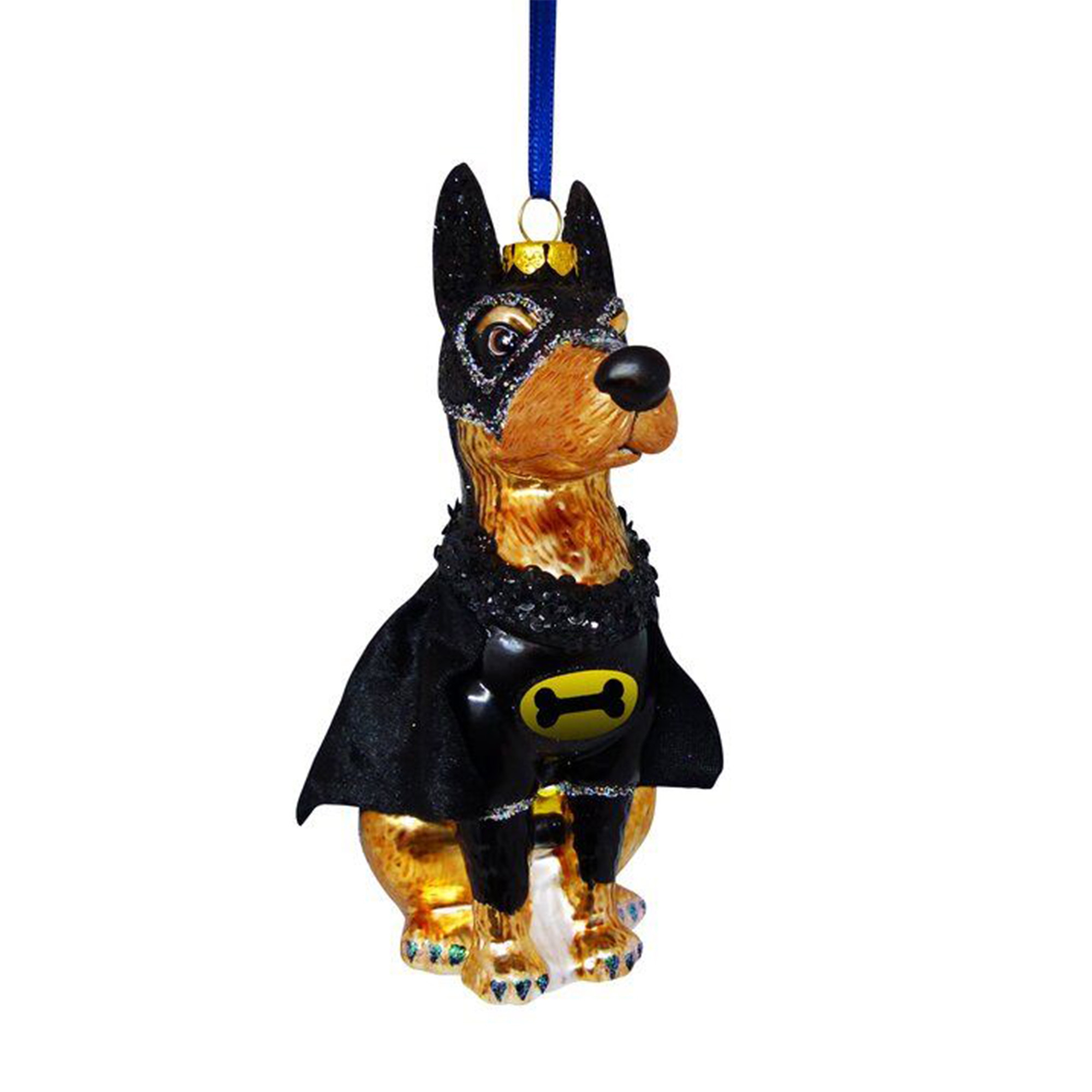 Weihnachtskugel "Dobermann" Figur, Katze, Ägyptische Katze, Säugetier, Haustier