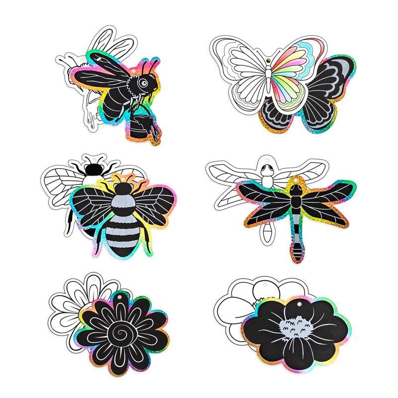 Meine Bienenfreunde - 6 Kritzel Anhänger zum Kratzen und Ausmalen Meine Bienenfreunde - 6 Kritzel Anhänger zum Kratzen und Ausmalen