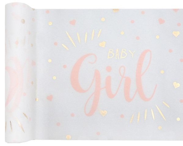 Tischläufer "Baby Girl", 3m Tischläufer "Baby Girl", 3m