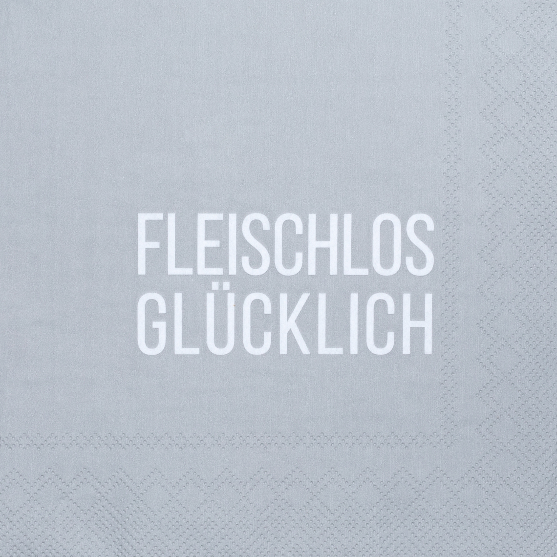 Räder Design - 20 Servietten "Fleischlos glücklich"