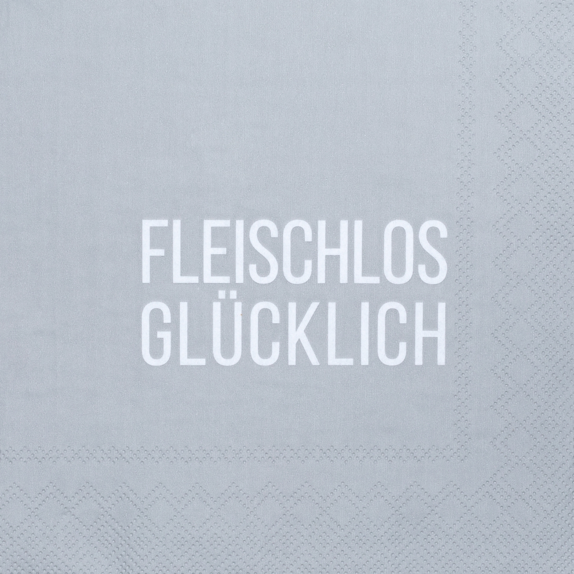 Räder Design - 20 Servietten "Fleischlos glücklich" Räder Design - 20 Servietten "Fleischlos glücklich"