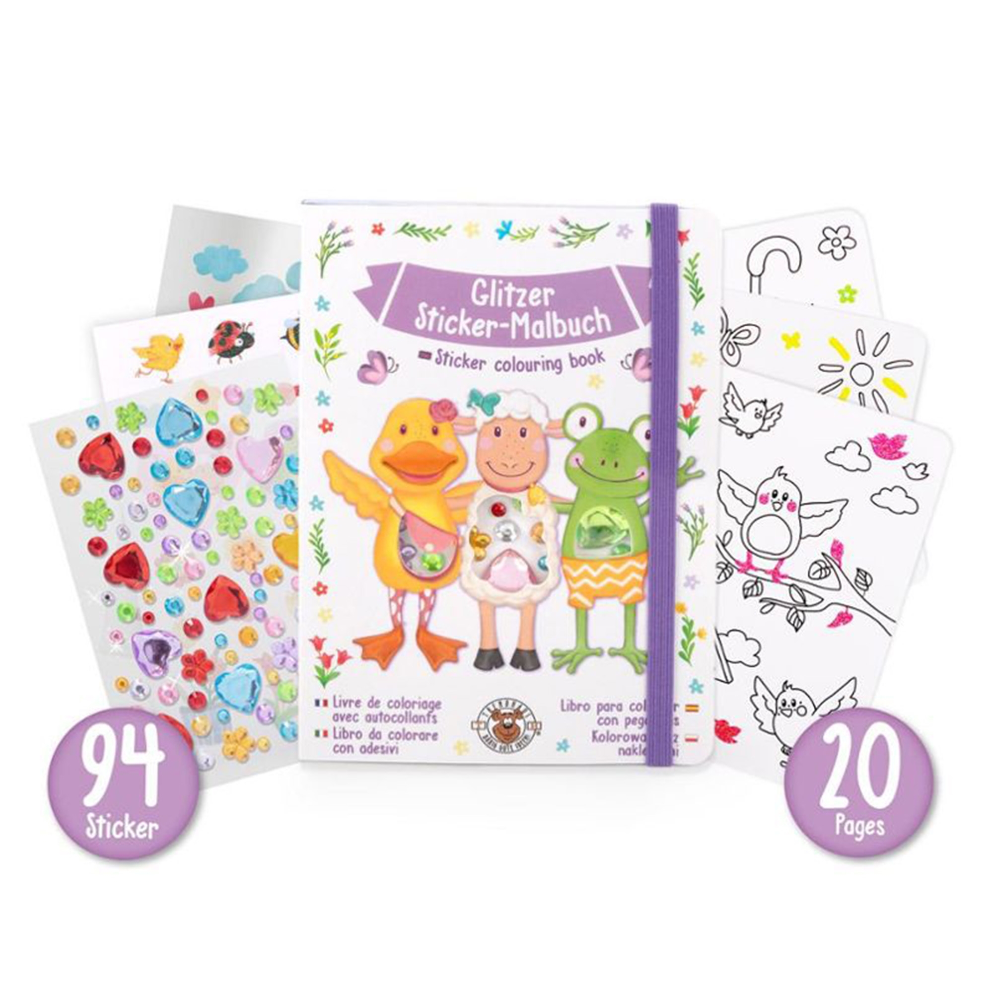 Stickermalbuch inkl. Diamanten Sticker