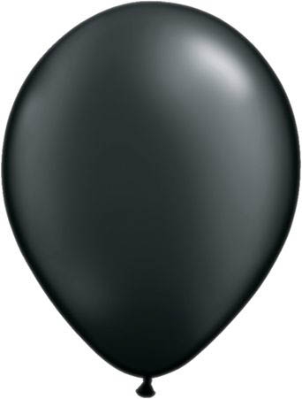 Qualatex Latexballon Pearl Onyx Black Ø 30cm Qualatex Latexballon Pearl Onyx Black Ø 30cm