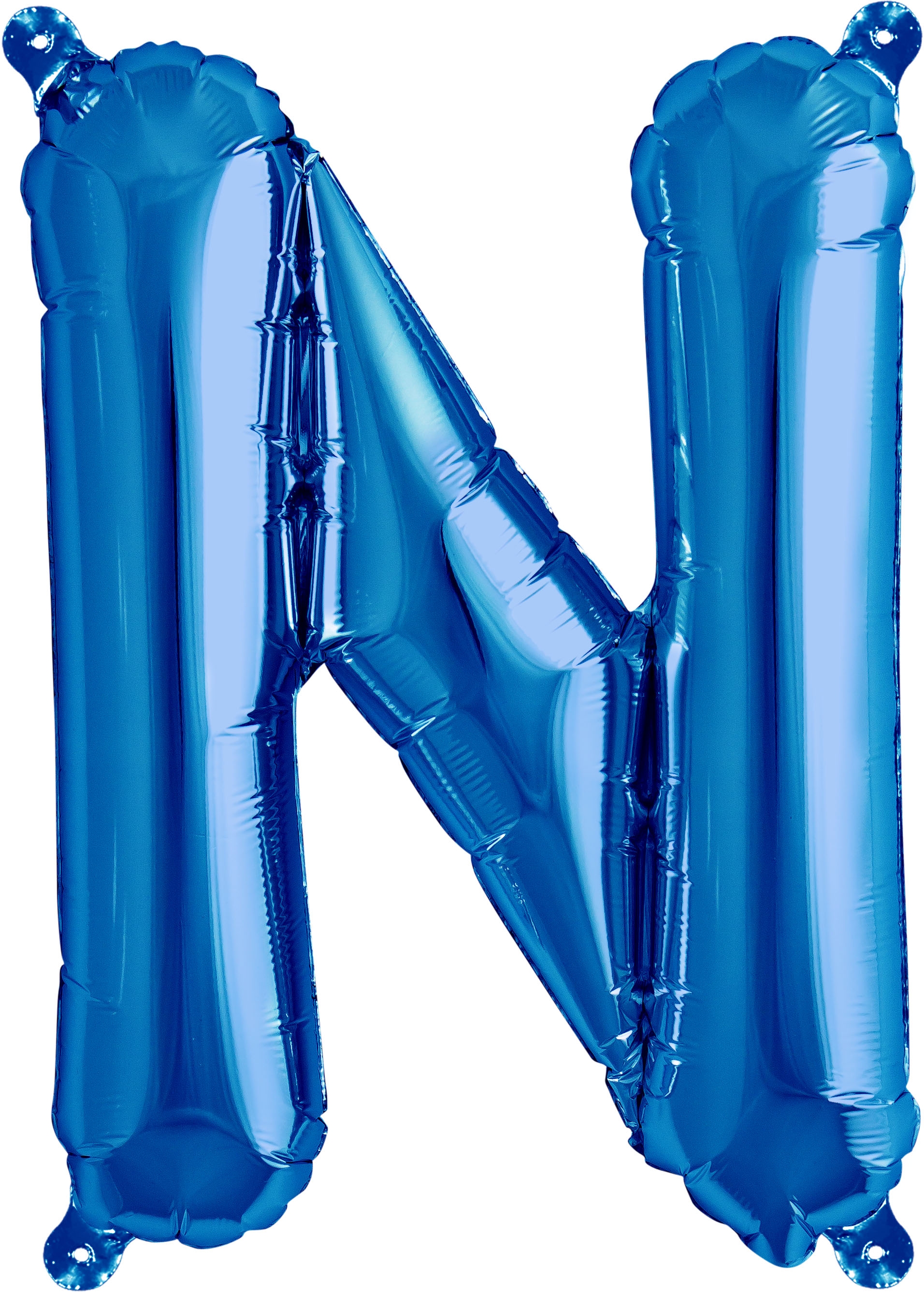 Luftballon Buchstabe N Blau 40cm