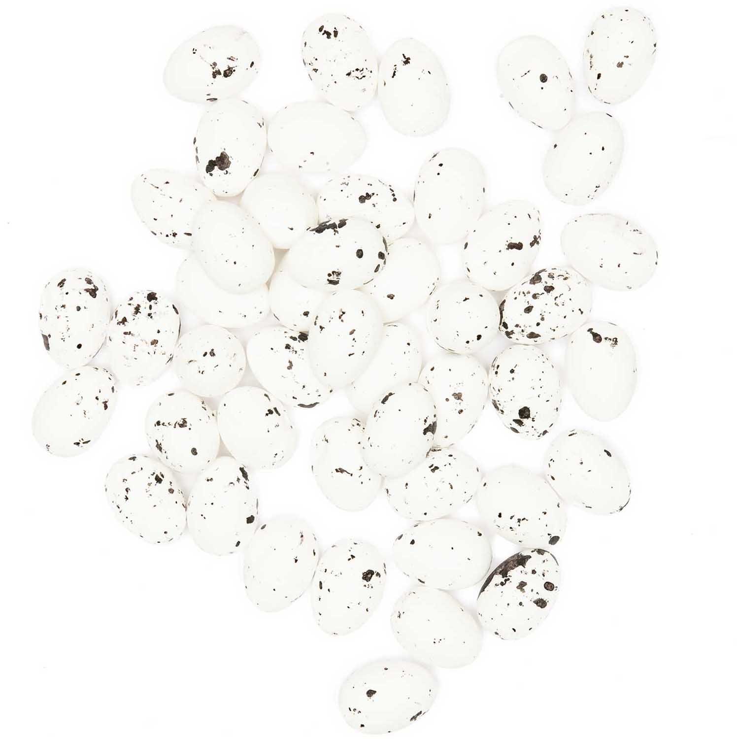 100 Dekoeier, Weiß/Schwarz 100 Dekoeier, Weiß/Schwarz