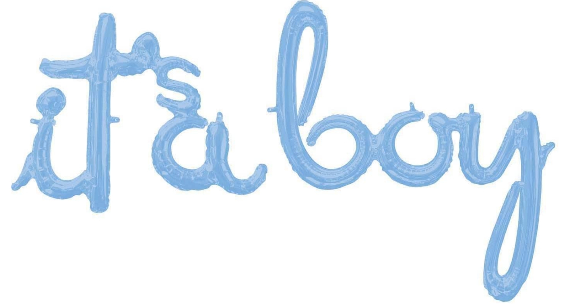 Folienballon-Girlande Script "it's a boy" Folienballon-Girlande Script "it's a boy"