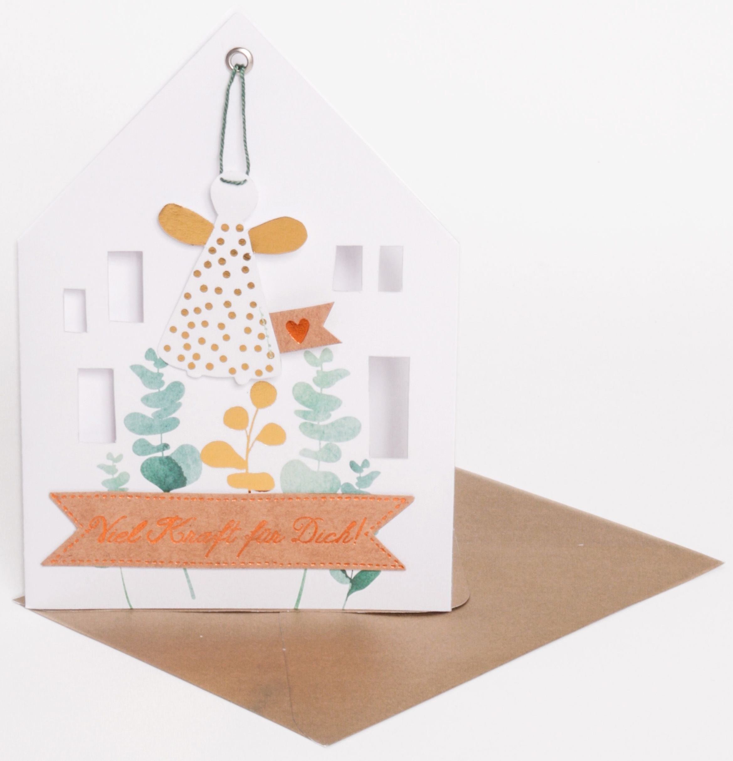 Hausengel Karte "Viel Kraft für Dich!" Hausengel Karte "Viel Kraft für Dich!"