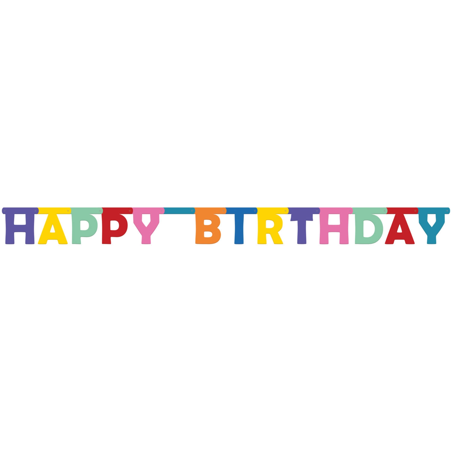 Girlande "Happy Birthday" Color Pop