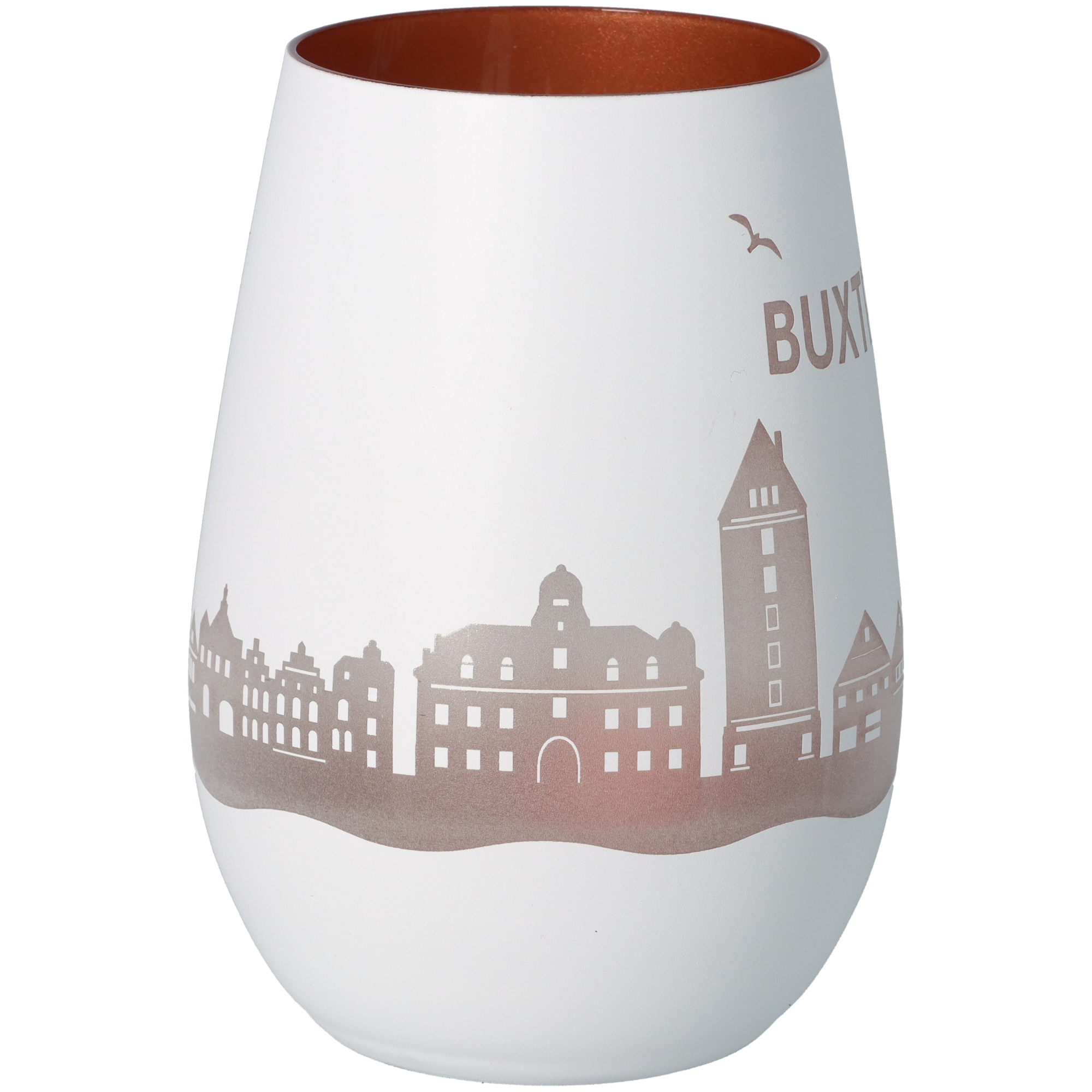 Windlicht Skyline Buxtehude Weiß/Bronze Windlicht Skyline Buxtehude Weiß/Bronze
