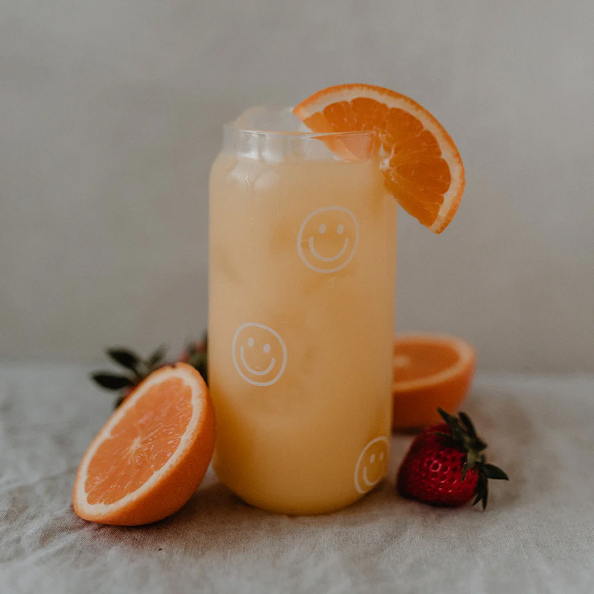 Eulenschnitt - Hohes Trinkglas "Smileys" Eulenschnitt - Hohes Trinkglas "Smileys"