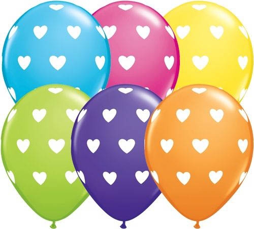 Qualatex Ballon Big Hearts verschiedene Farben Ø 30cm Qualatex Ballon Big Hearts verschiedene Farben Ø 30cm