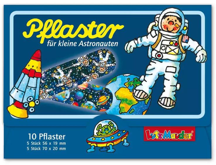 10 Pflaster "Astronaut"
