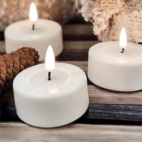 kerzen, tea light, weiße kerze, décor, lichtquelle