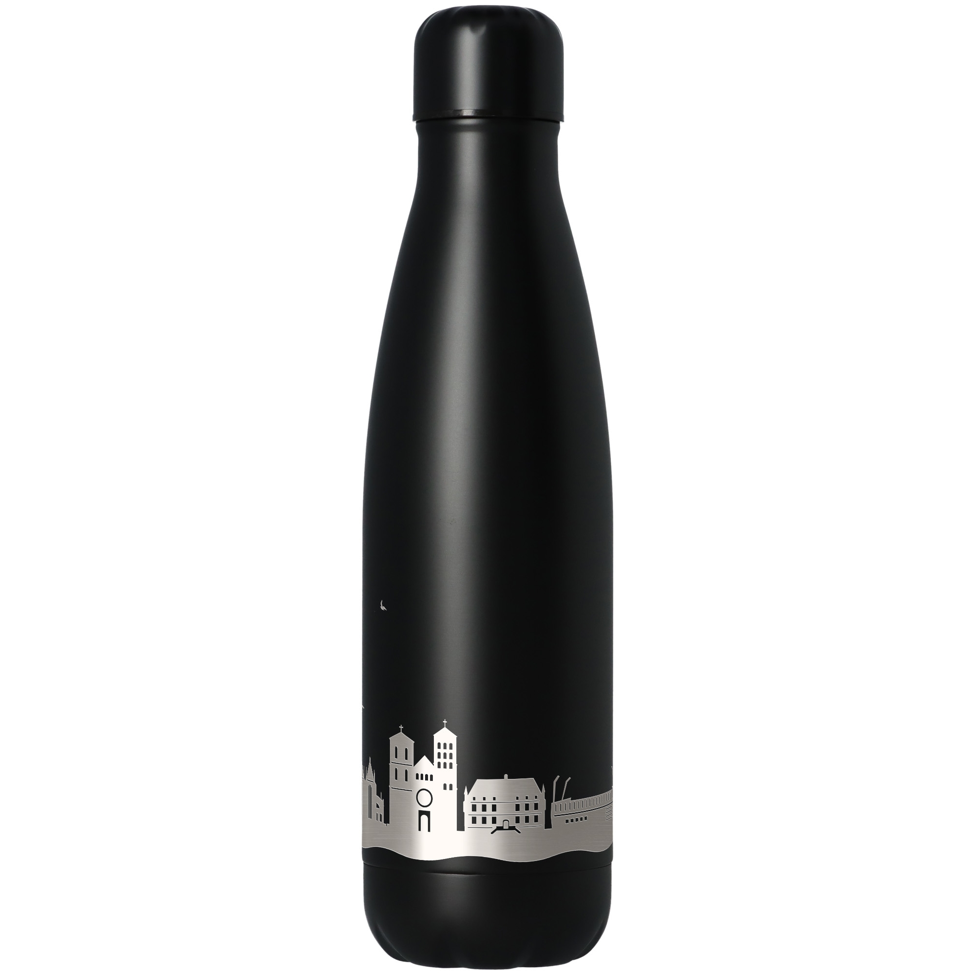 36a82e8a0c03bc6a7c5850c765f7b492db5c20e2 Trinkflasche Skyline Osnabrück Schwarz 500ml