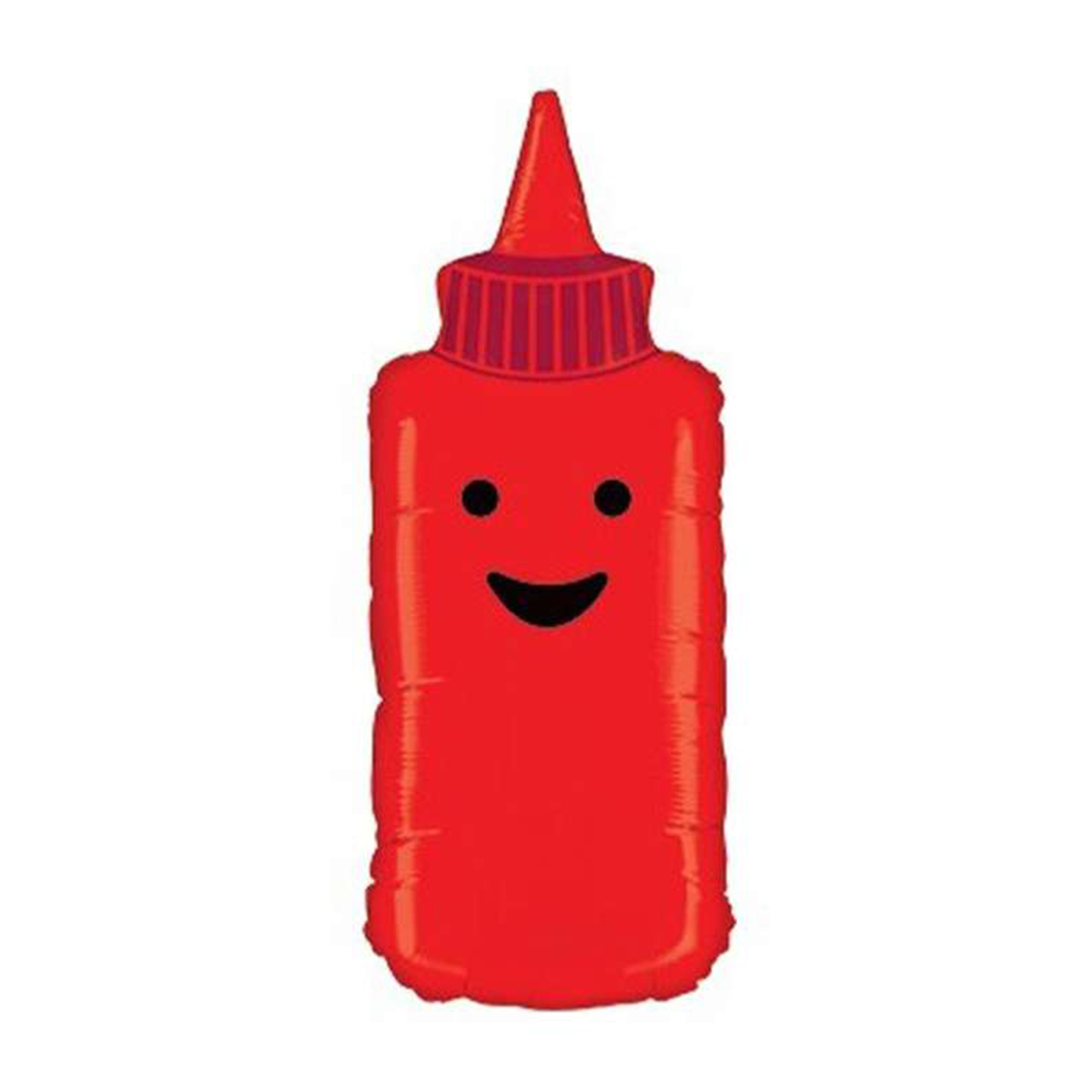 Folienballon Shape Ketchup 89cm Essen, Ketchup, Flasche
