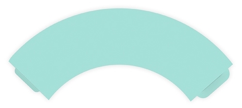 Aloha - 6 Cupcake Wrapper Türkis Aloha - 6 Cupcake Wrapper Türkis