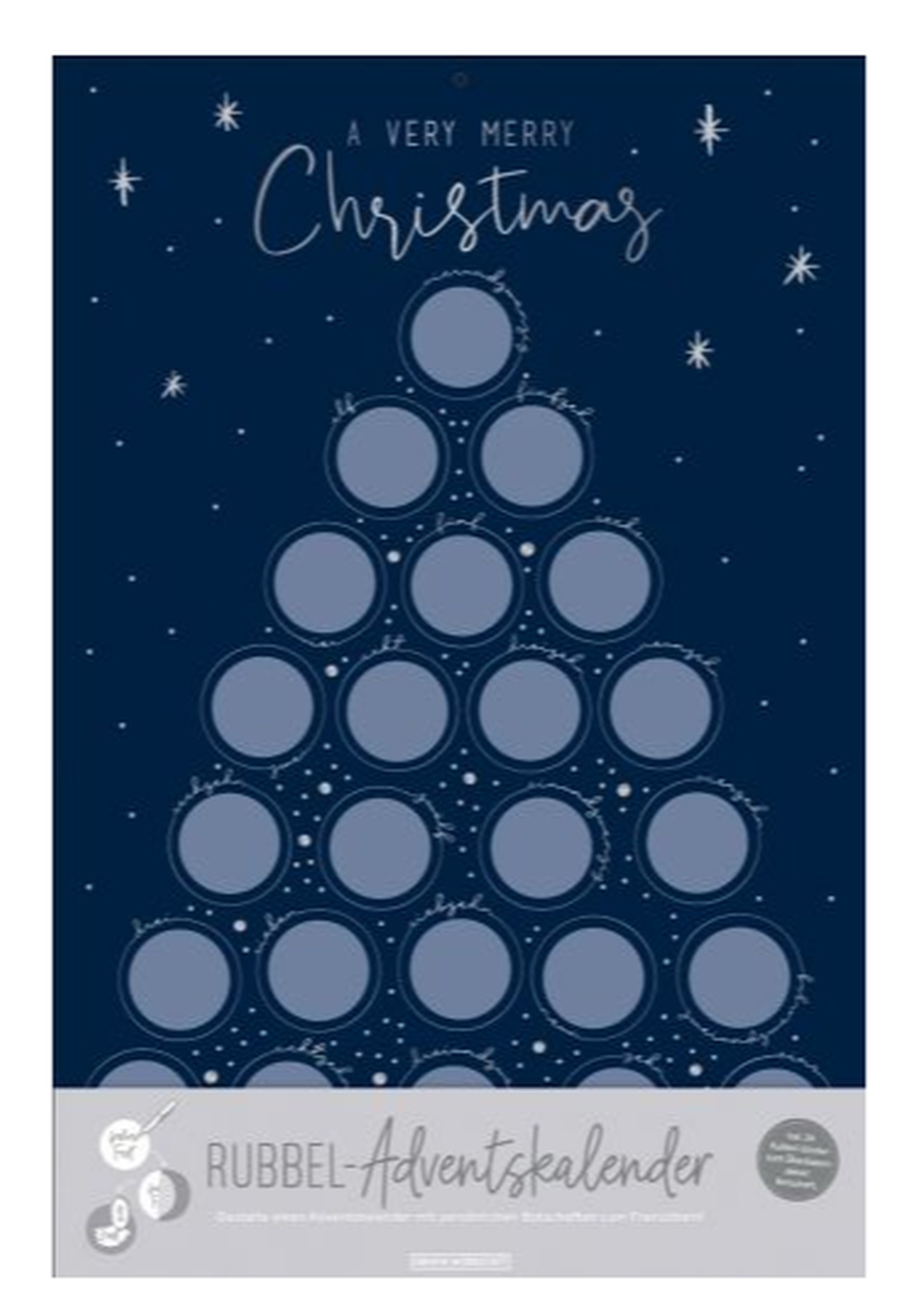 Rubbel-Adventskalender "A very Merry Christmas" Rubbel-Adventskalender "A very Merry Christmas"