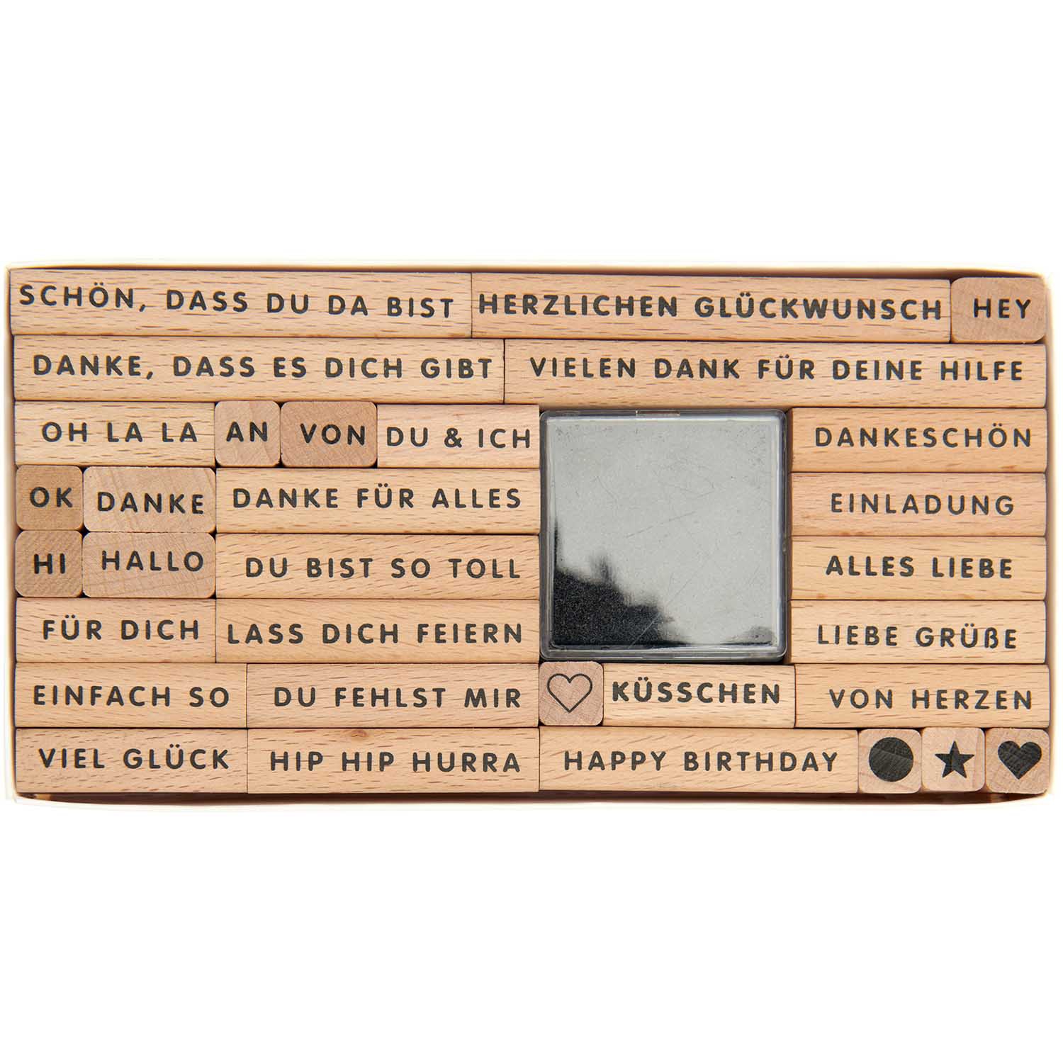 Stempelset groß 33-teilig Stempelset groß 33-teilig