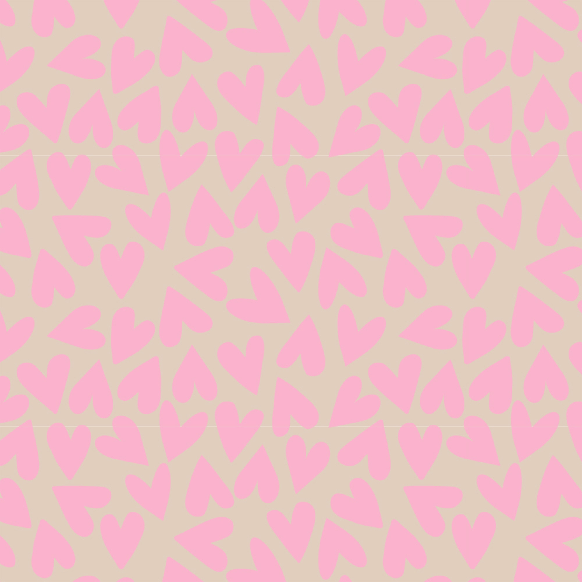 Blockbodenbeutel L "Herzen Pink" Blockbodenbeutel L "Herzen Pink"