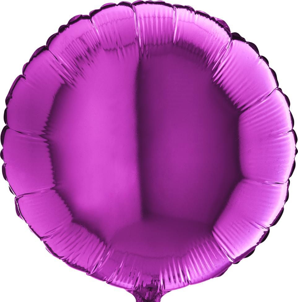 Folienballon Rund Lila 45cm
