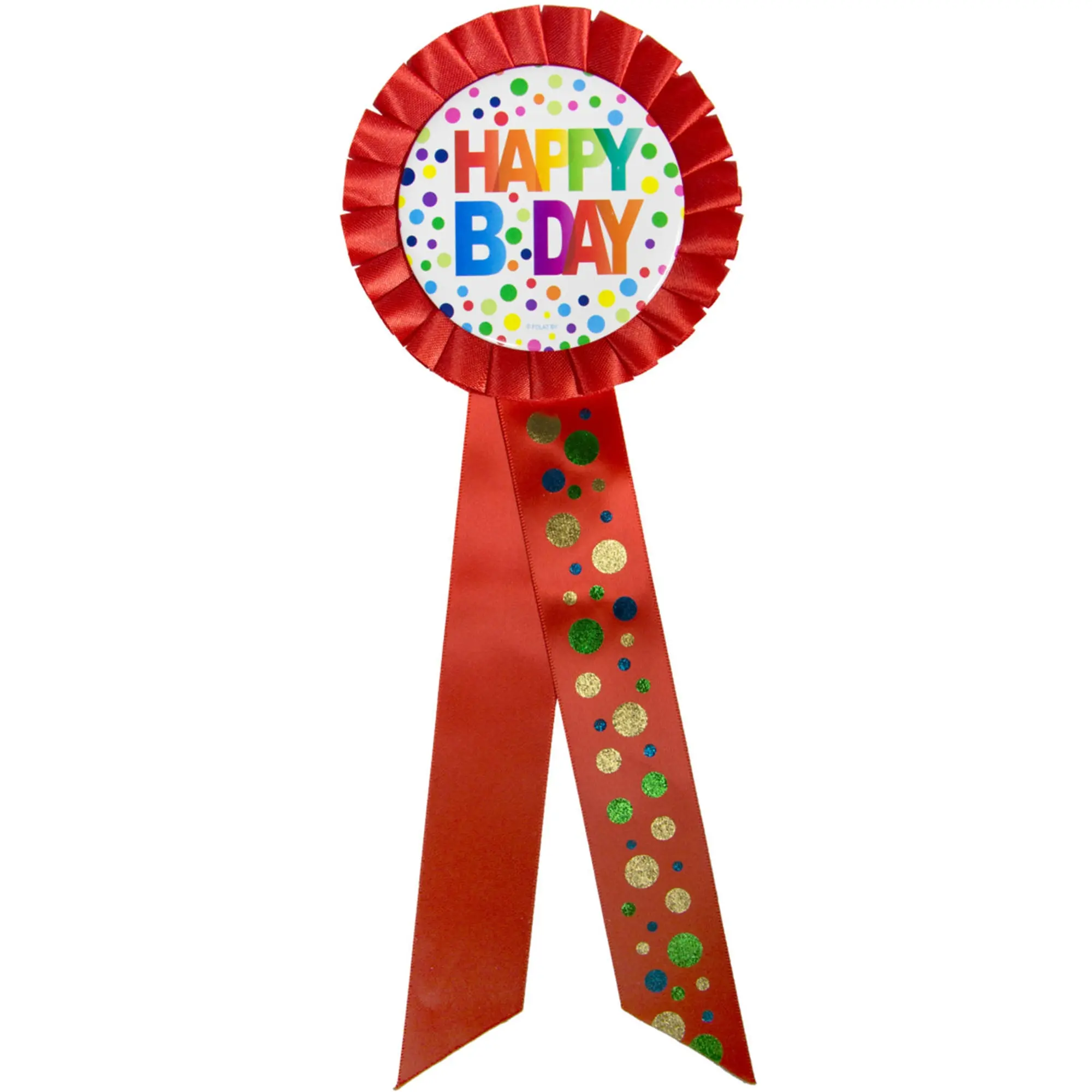 Brosche "Happy Birthday"