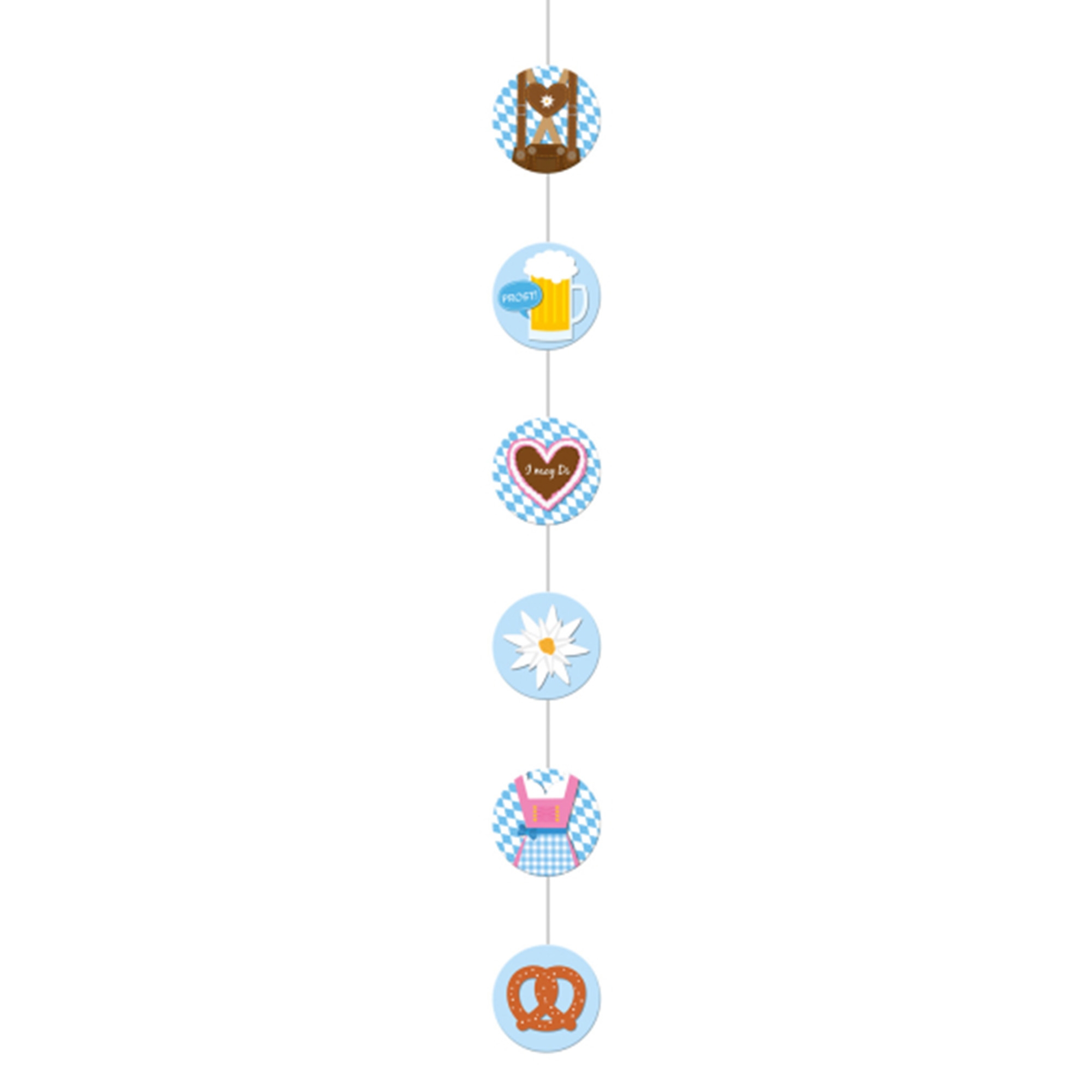 4 Deko-Hänger Oktoberfest 130cm Zubehor