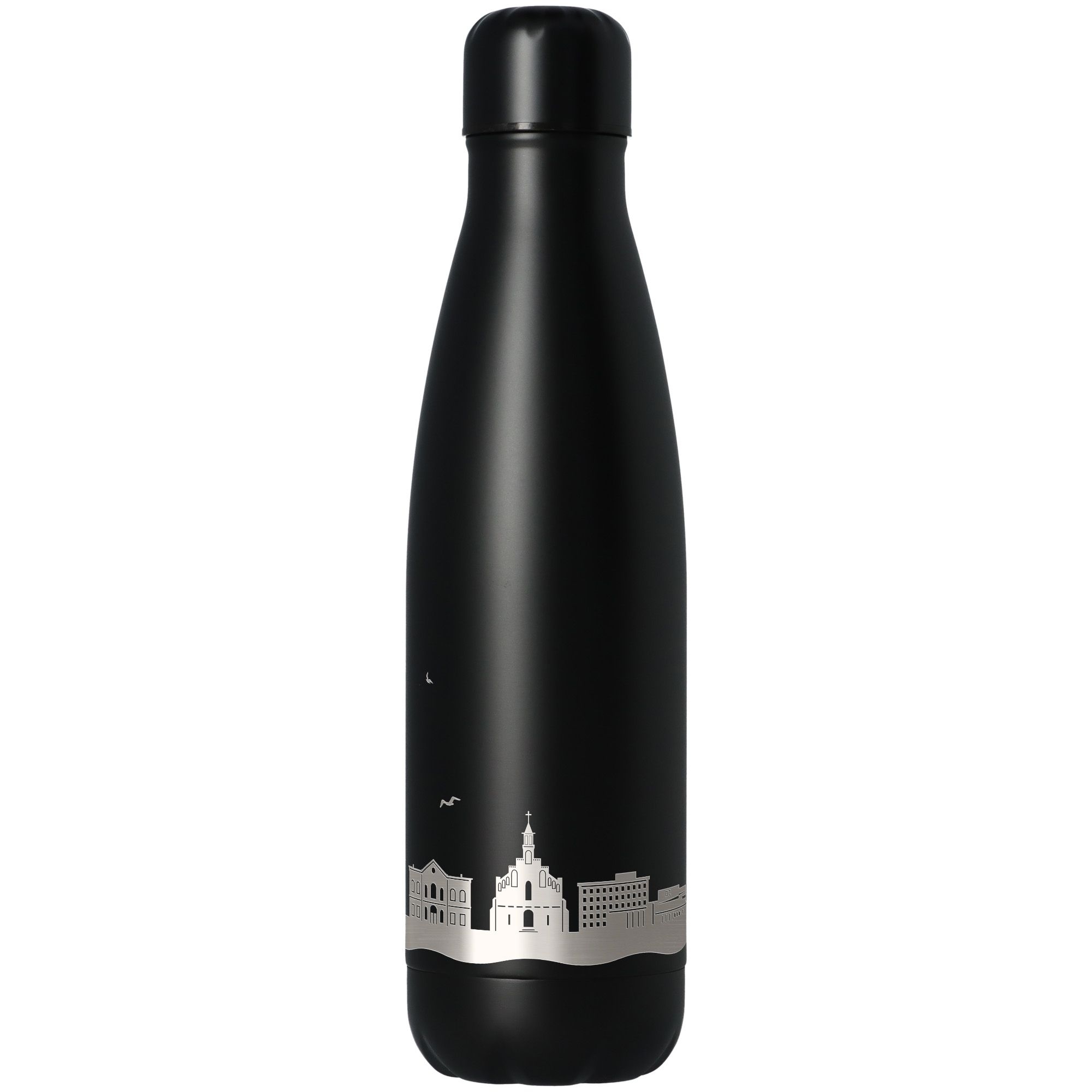 Trinkflasche Skyline Pinneberg Schwarz 500ml Flasche, Wasserflasche