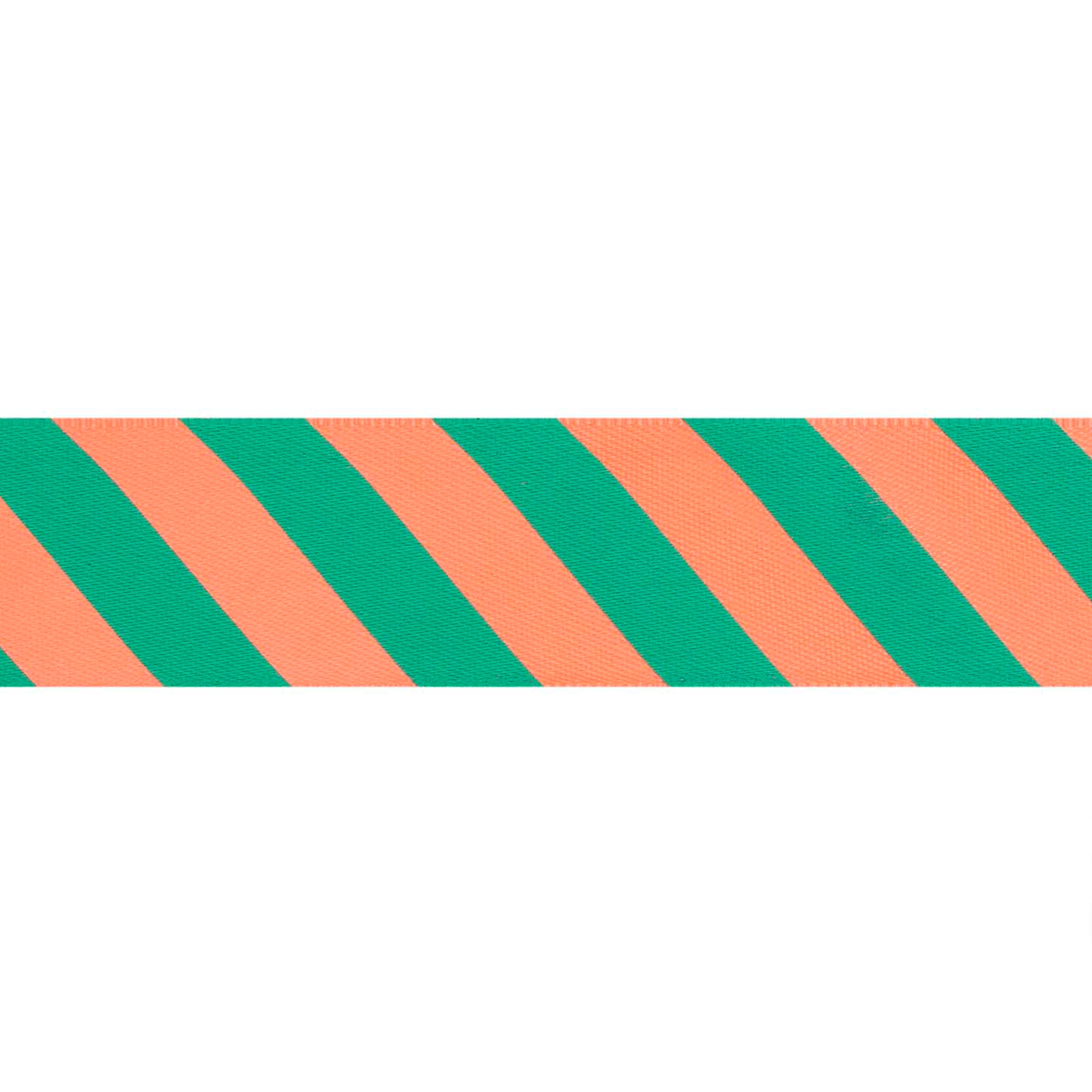 Satinband Streifen, Neon rot/türkis, 25mm / 3m zaun, Essen, Süßigkeiten