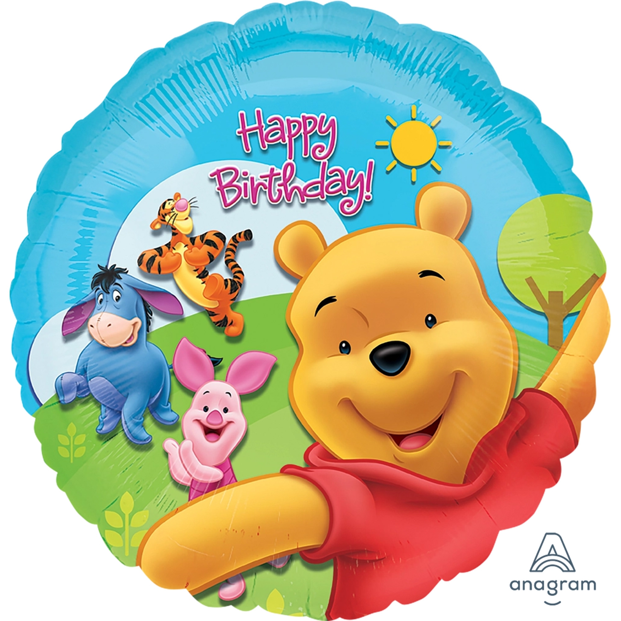 Folienballon Winnie Pooth "Happy Birthday" 45 cm Folienballon Winnie Pooth "Happy Birthday" 45 cm