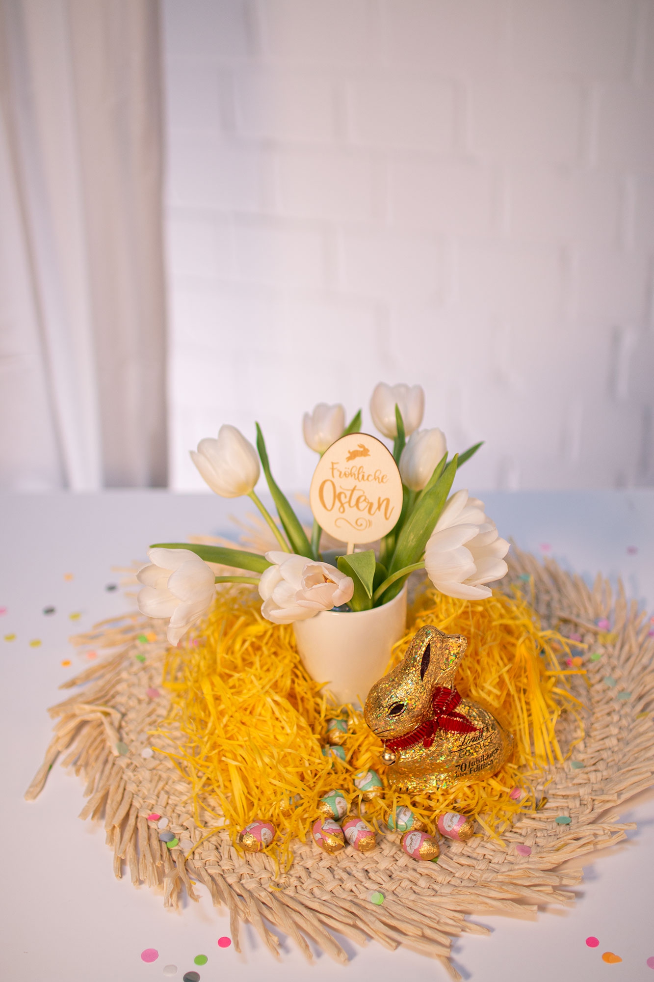 Blumenstecker "Fröhliche Ostern"