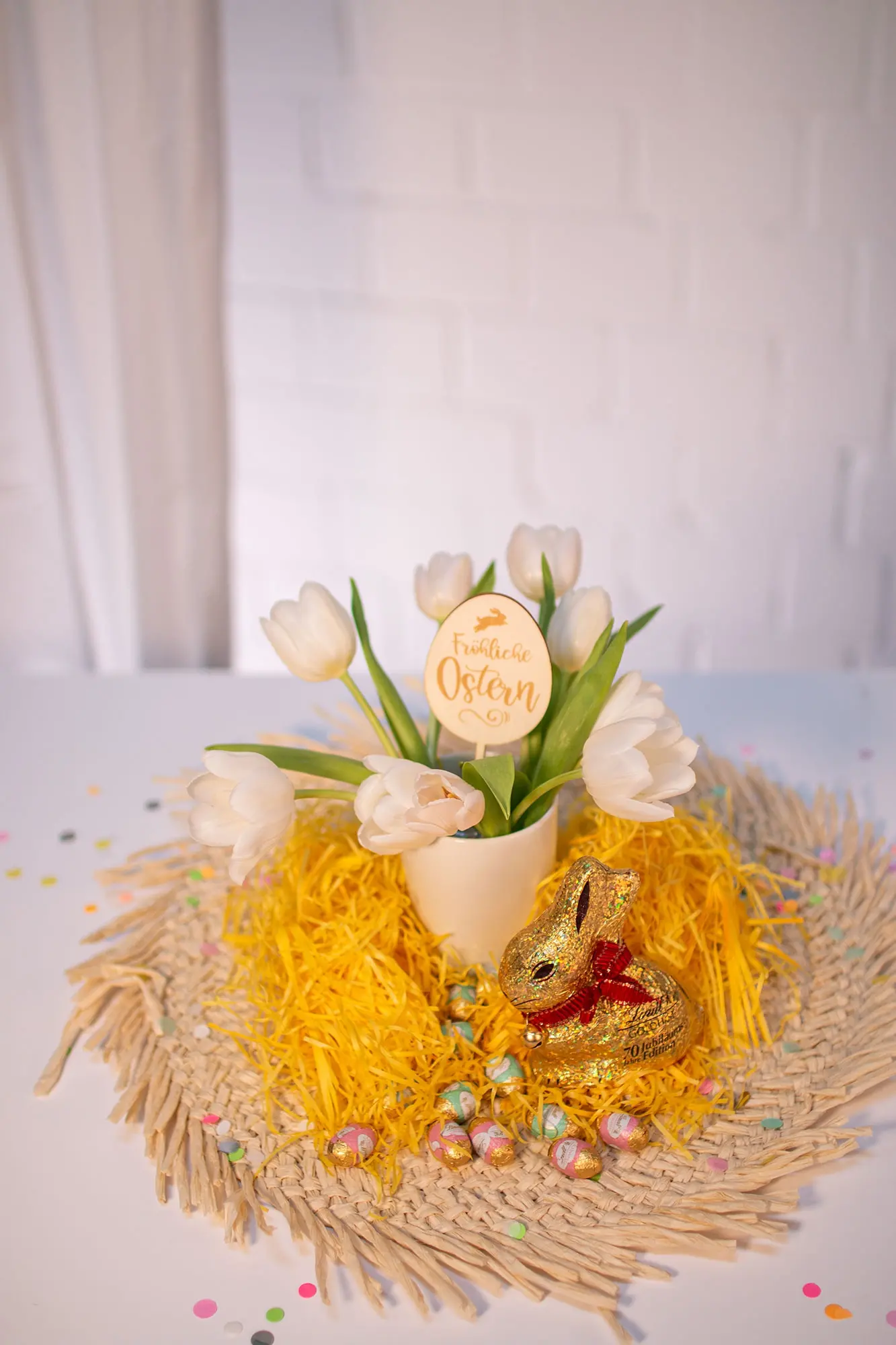 Blumenstecker "Fröhliche Ostern"