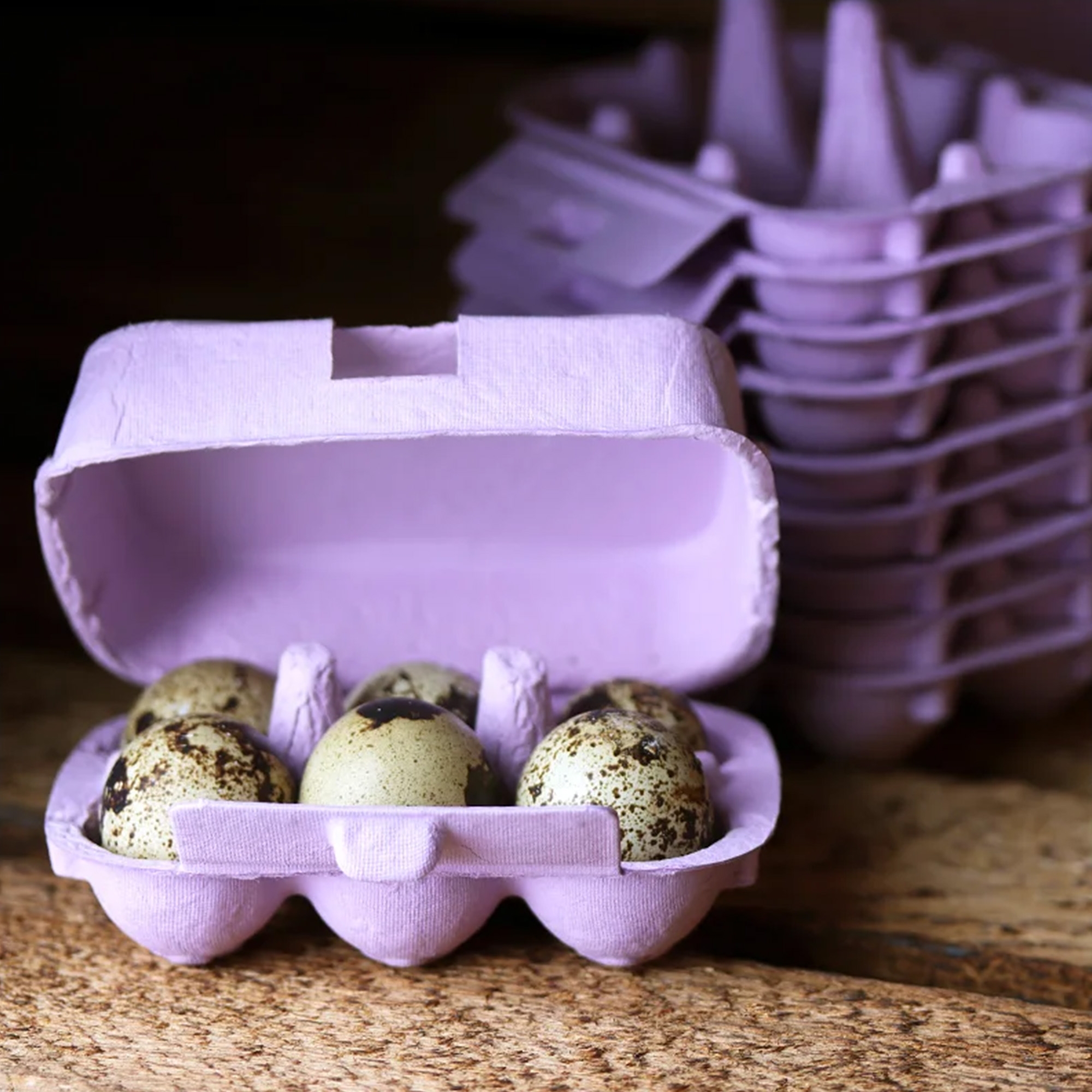 6er Eierkarton in Lavender 6er Eierkarton in Lavender