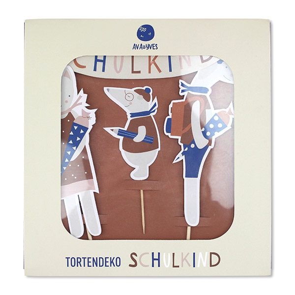 Einschulung - Tortendeko "Hund, Katze & Maulwurf" Einschulung - Tortendeko "Hund, Katze & Maulwurf"