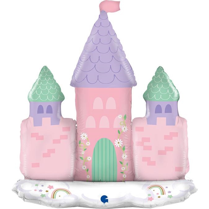 Folienballon "Prinzessinen Schloss" 75cm Folienballon "Prinzessinen Schloss" 75cm