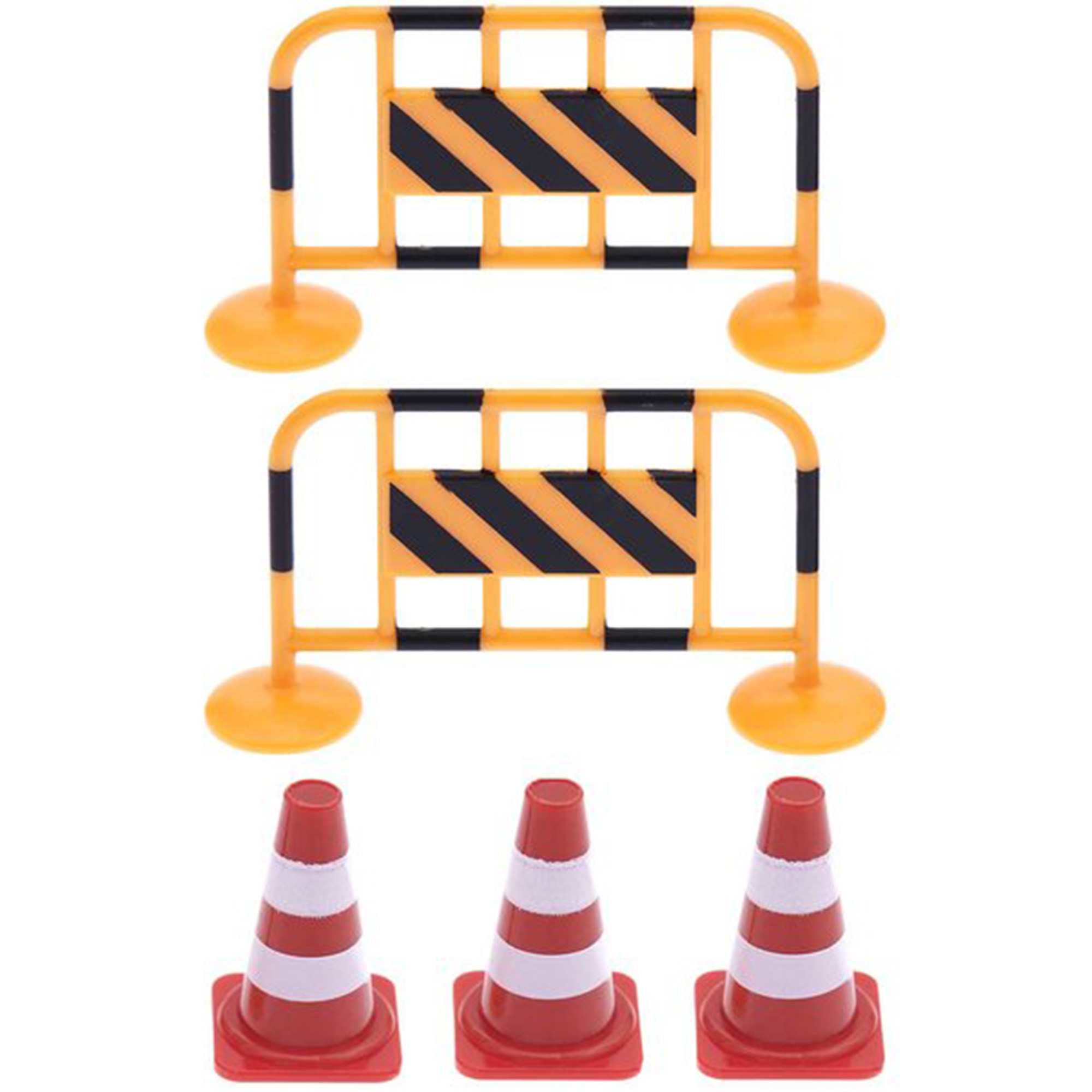 Miniatur "Absperrungen und Pylonen" für die Wichteltür zaun, Barrikade